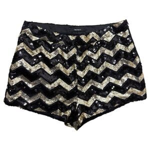 Forever 21 Black & Gold Sequin Shorts. Womens. Halloween. Sz S